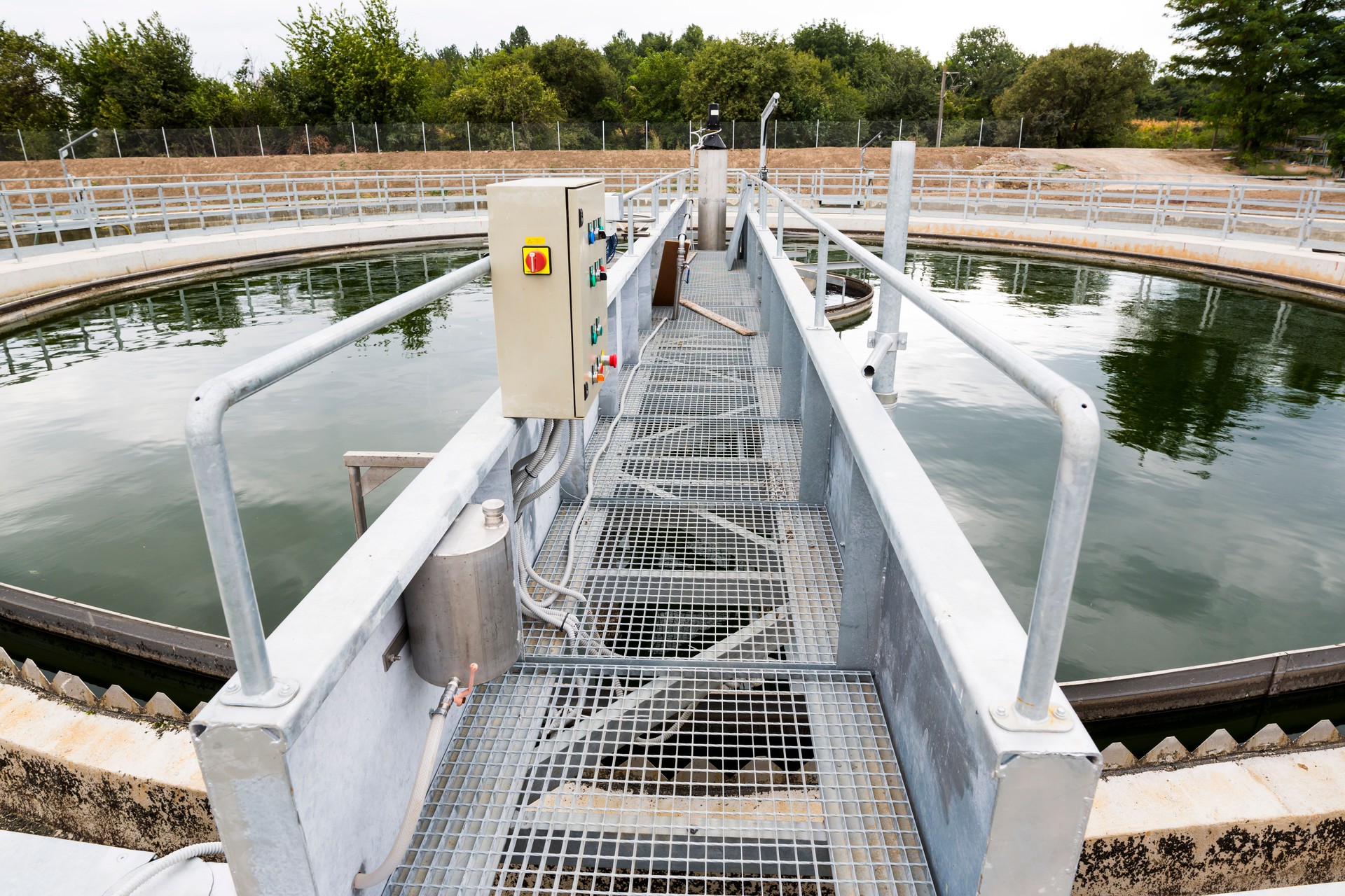 Wastewater treatment plant Water tank